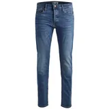 JACK & JONES Slim Straight Tim Original Am 781 50sps Jeans Blue Denim 33 30