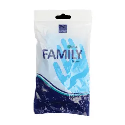 ABENA® Vinyl Handschuhe Family, blau 4364 , 1 Packung = 12 Paar, Größe L