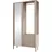 Mirjan24 Garderobenständer Malumi 105 x 33 x 197 cm Beige