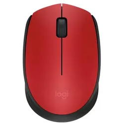 Logitech M171 Maus (kabellos, rot)
