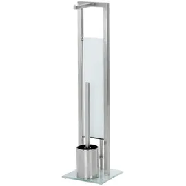 Wenko WC-Garnitur Rivalta Silber Matt (21564100)