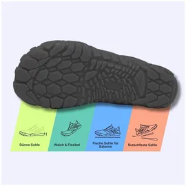 dotales DailyStep Barfußschuhe 36 in schwarz, & Gr.: 42