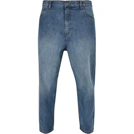 URBAN CLASSICS Cropped Tapered Jeans Blau 38