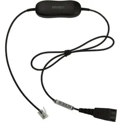 Jabra GN1221 Sound Limiter Headset Kabel mit Quick Disconnect