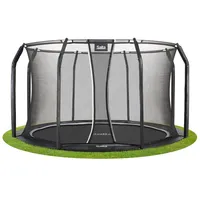 SALTA Bodentrampolin Royal Base Ground Ø 305 cm schwarz + Netz