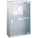 MSV Medikamentenschrank 30x45cm, Plastik, Silber, 30 x 20 x 15 cm