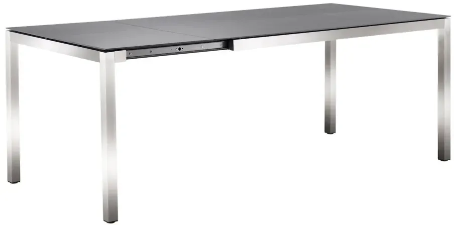 Auszugstisch Classic Edelstahl - 160/260 x 100 cm 598 - Dekton sabbia