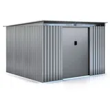 METALL-GARTENHAUS texas Grau