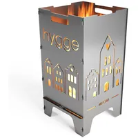 MOCAVI Edelstahl Feuertonne Hygge 73 cm | 3 mm V2A