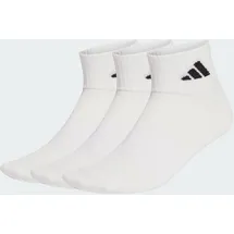 adidas Thin&Light Sportswear Knöchelsocken 3er Pack Weiß/Schwarz 40-42