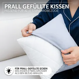 Gentle North Kissen 80 x 80 cm Weiß