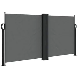 vidaXL Seitenmarkise Ausziehbar 120 x 600 cm Anthrazit Polyester