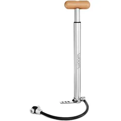 WOOM Airflo Fahrradpumpe Silber Modell 2024