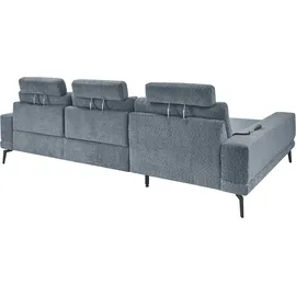 Set One by Musterring Eckcouch Polyester 3-Sitzer Blau