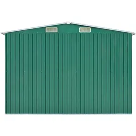 vidaXL Geräteschuppen 2,85 x 2,46 m grün