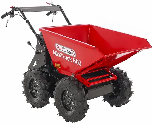 GeoTech Pro MiniTruck 500 - Motorschubkarre 4x4 mit Loncin-Motor G200F