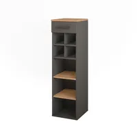 Vicco Weinregal Repose, Goldkraft Eiche/Anthrazit, 30 x 106 cm
