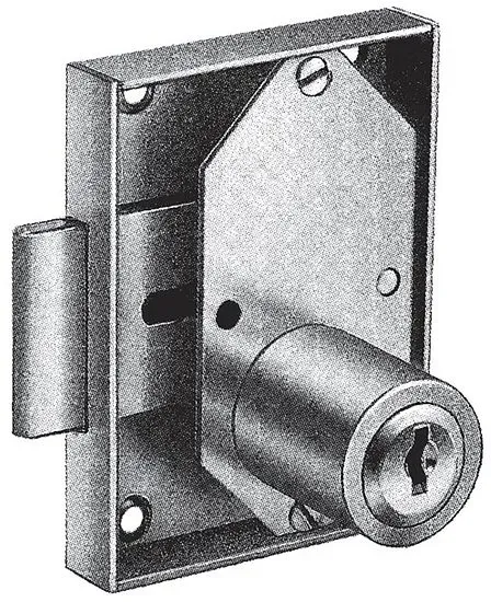 Möbelaufschraubschloss Hekna 3039 (Dornmaß: 25 mm Links)