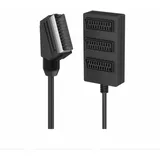Hama Scart-Verteiler 3-fach 0,50 m Schwarz