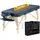 MASTER MASSAGE EQUIPMENT Massage 71cm Phoenix Mobil Klappbar Massageliege ThermaTop Integriert Heizsystem Massagebett Massagebank Kosmetikliege Holz und Tragetische-Königsblau, Mittel