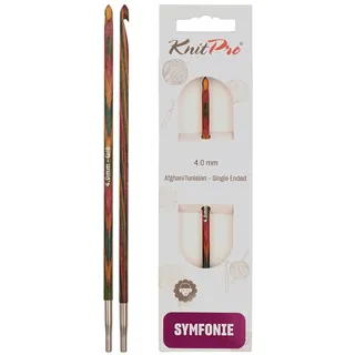 KnitPro Tunesische Häkelnadel 4,0 mm, Sortiert