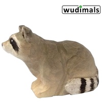 Corvus Wudimals A040481 - Waschbär, Racoon, handgeschnitzt aus Holz