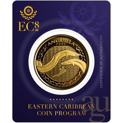 1 Unze Goldmünze EC8 Anguilla - Eel 2022