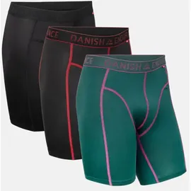 Danish Endurance Boxershorts Sports Trunks Extra schwarz XL 3er Pack
