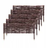 Kadax Palisade 60 x 30 cm 5 Stück braun