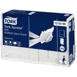 Tork Xpress große Multifold-Handtücher Weiß H2, Advanced-Qualität, 2-lagig, saugfähig, 21 × 136 Tücher, 120399