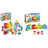 LEGO DUPLO Town ABC-Lastwagen, Lernspielzeug & DUPLO Zahlenzug - Zählen Lernen, Zug Spielzeug, Lernspielzeug für Kinder ab 1, 5 Jahren, Baby Spielzeug für Mädchen und Jungen 10954