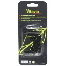 Vitavia Glasfederklammern 20 Stück schwarz