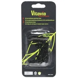 Vitavia Glasfederklammern 20 Stück schwarz