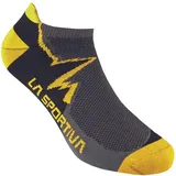 La Sportiva Climbing Socks 2 Paare Gelb/Grau 35-37