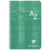 Clairefontaine Registerbuch kariert 11 x 17 cm farbig sortiert