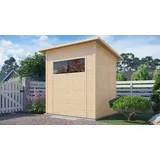 BERTILO Gartenhaus Pent Modern 2 2,52 x 1,99 m Beige