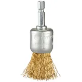 Makita Pinselbürste Ø 24 mm, gewellt, verzinkt, 1/4"-Sechskant