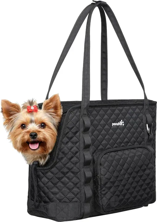 pecute Hundetasche schwarz