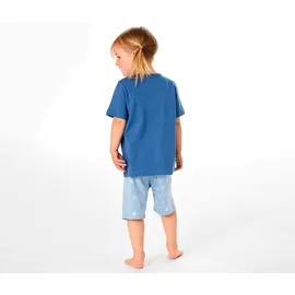 SCHIESSER Pyjama Set Nachtwäsche Blau 98