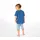 SCHIESSER Pyjama Set Nachtwäsche Blau 98