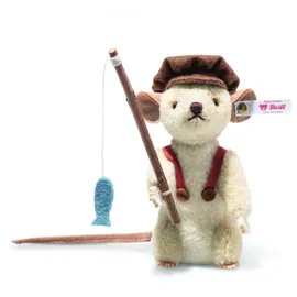 Steiff Huckleberry Finn Maus 12 cm Beige