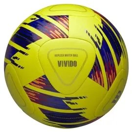 Wilson NCAA Vivido Replica Fußball, Aus texturiertem PU, Spiegelt den Offiziellen NCAA-Wettkampfball wider, Farbe: Optic Yellow, Größe: 5