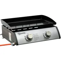 Outsunny Tischgrill Gasgrill BBQ Silber
