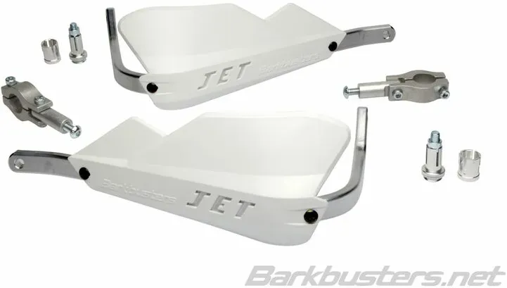 Barkbusters Handprotektoren-Kit Strahlbefestigung 2 Punkte rechte Lenkerspitze Ø22mm weiß, weiss