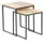 SonnenPartner Cambridge Beistelltisch 45 x 45 x 40 cm Anthrazit/Teak