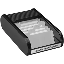 helit Visitenkartenbox »the personal H62180« schwarz, 13.6x6.7x24 cm