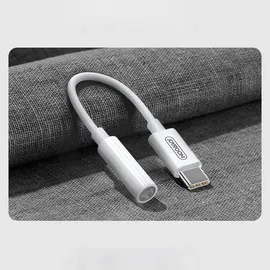 Joyroom USB-C auf 3,5 mm Adapter Weiß