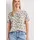 STREET ONE Sommershirt Ausbrenner-Look Leo-Print Beige 36