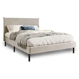 home collective Polsterbett 140 x 200 cm Beige