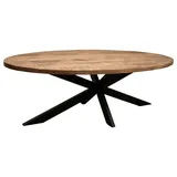 Mr. Deko Avola 180 x 76 x 90 cm oval beige/schwarz